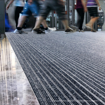 Heavy duty aluminum alloy entrance dust removal floor mat